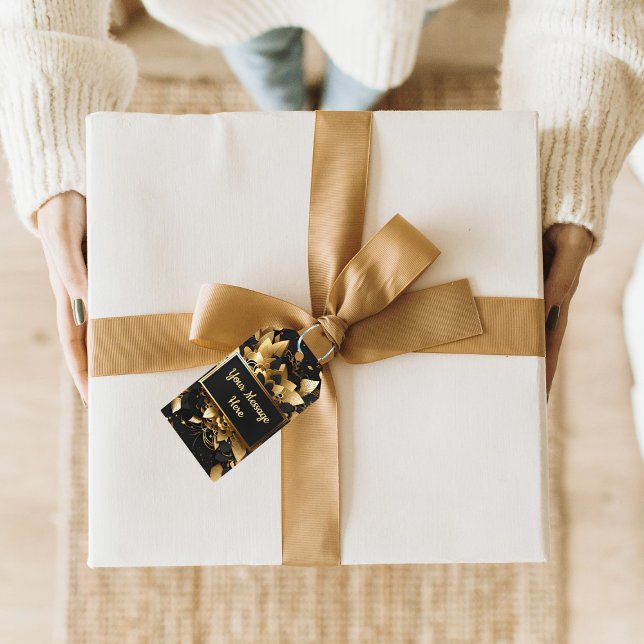 Étiquettes-cadeau Or élégant personnalisé (Créateur téléchargé)