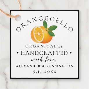 Étiquettes Cadeau Orangecello Maison
