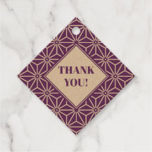 Oriental violet Ayame Asanoha Motif japonais