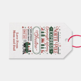 Étiquettes-cadeau Overnight Delivery Santa Approved