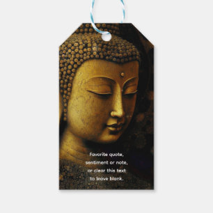 ÉTIQUETTES-CADEAU PAIX RAPPELÉE   PORTRAIT DE MÉDITATION