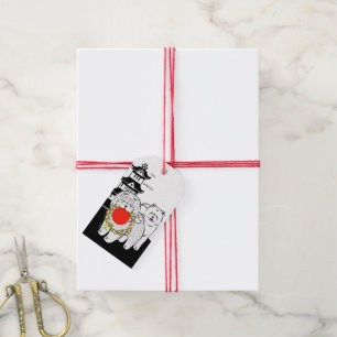 Étiquettes-cadeau PAIX SUR TERRE - Chow étiquettes-cadeaux
