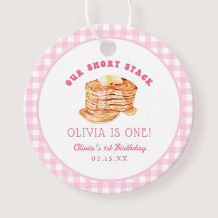 Étiquettes Cadeau Pancake Short Stack Girl 1er anniversaire fête