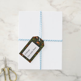 Étiquettes-cadeau Pandas rouges dans la Forêt Noire