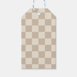 Étiquettes-cadeau Panneau de contrôle Brown et beige
