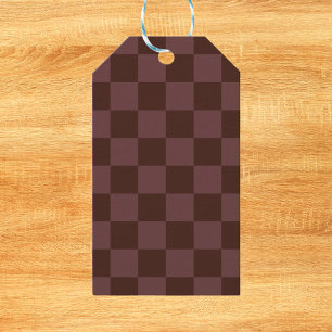 Étiquettes-cadeau Panneau de contrôle Brown foncé