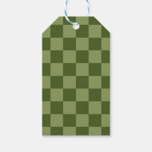 Étiquettes-cadeau Panneau de contrôle vert Moss