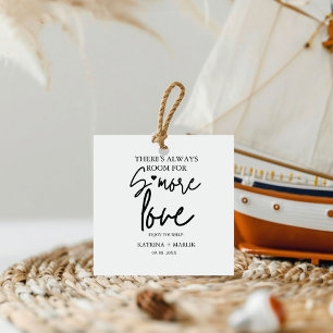 Étiquettes Cadeau Panneau de la station d'amour minimaliste du maria