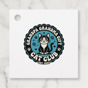 Étiquettes Cadeau Papa Maman Chat Cadeau Amoureux d'Animaux de Compa