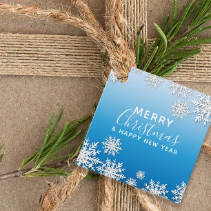 Étiquettes Cadeau Papercut blanc Origami Snowflakes Ornements