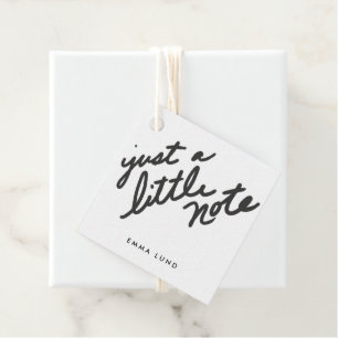 Étiquettes Cadeau Papier à lettres Little Note personnalisé