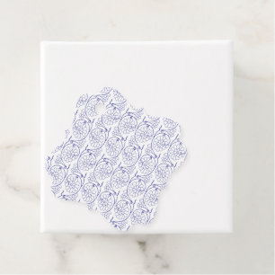 Étiquettes Cadeau Papier d'emballage blanc avec un subtil patte exte