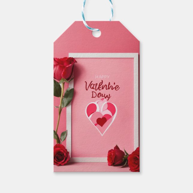 Étiquettes-cadeau Papier maquillage de la Saint-Valentin Imprimer av (Devant)