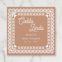 Papier mexicain Picado Cielito Lindo Baby shower
