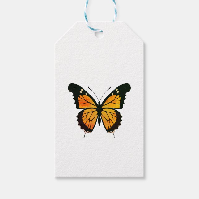 Étiquettes-cadeau Papillon (Devant)