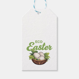 Étiquettes-cadeau Pâques écologique