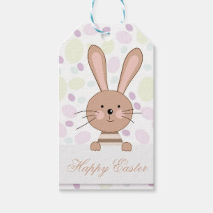 Étiquettes-cadeau Pâques Joyeuses Parfaites, Lapin