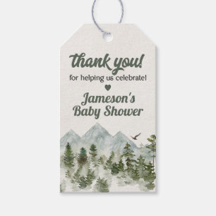 Étiquettes-cadeau Parc National Adventure Attend Favor Merci