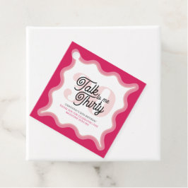 Étiquettes Cadeau Parlez trente à moi Curvy Super 30e anniversaire