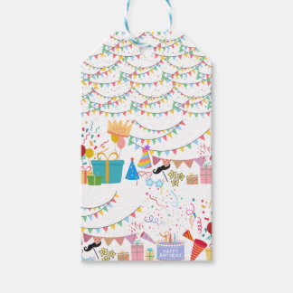 Étiquettes-cadeau Party Props Colorful
