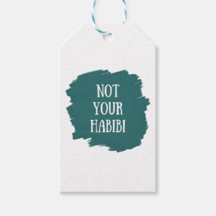 Étiquettes-cadeau Pas Votre Habibi