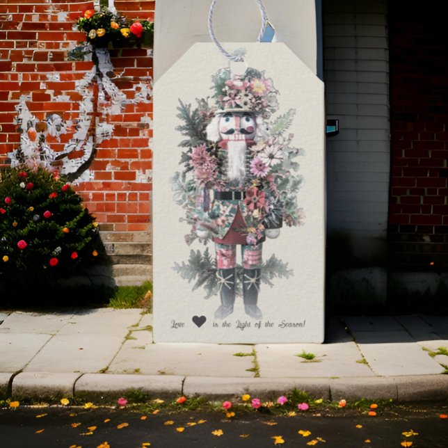 Étiquettes-cadeau Pastel Aquarelle Noisette Floral (Créateur téléchargé)