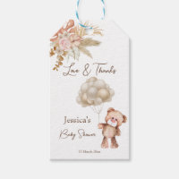 Pastel crème brun boho fleurs séchées bébé chaussu