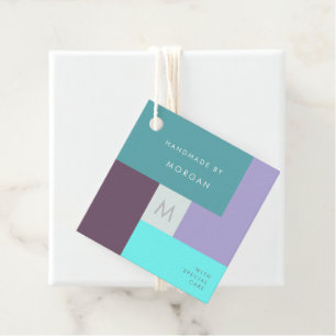 Étiquettes Cadeau Pastel moderne   Balises de produit personnalisées