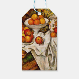 Étiquettes-cadeau Paul Cezanne Pomples Oranges Impressionnisme