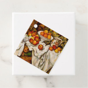 Étiquettes Cadeau Paul Cezanne Pomples Oranges Impressionnisme