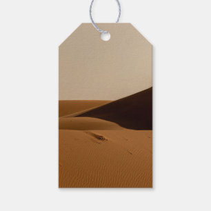 Étiquettes-cadeau Paysage du désert des dunes de sable