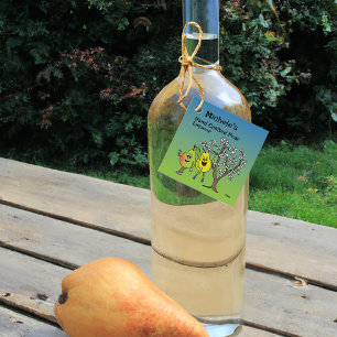 Étiquettes Cadeau Pear Pals Drôle Cartoon Cider Pie et plus