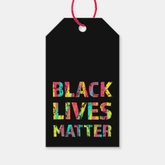Étiquettes-cadeau Peinture Black Lives Matter 01 Rise Up Editable