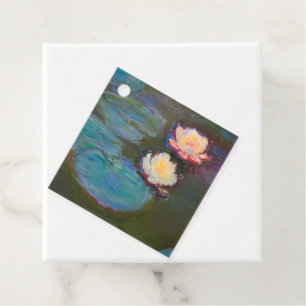 Étiquettes Cadeau Peinture de nénuphars d'étang de Monet