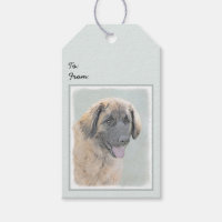 Peinture Leonberger - Joli art original chien