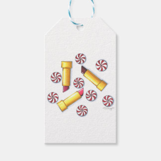 Étiquettes-cadeau Peppermint Kisses Tags cadeaux