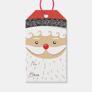 Étiquettes-cadeau Père Noël