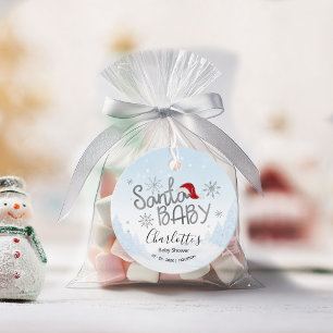 Étiquettes Cadeau Père Noël Baby Christmas Boy Baby shower