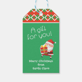 Étiquettes-cadeau Père Noël Vous Offre Un Cadeau