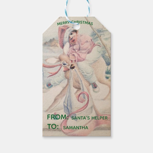 Étiquettes-cadeau  Personalized Christmas Gift Tag (Devant)