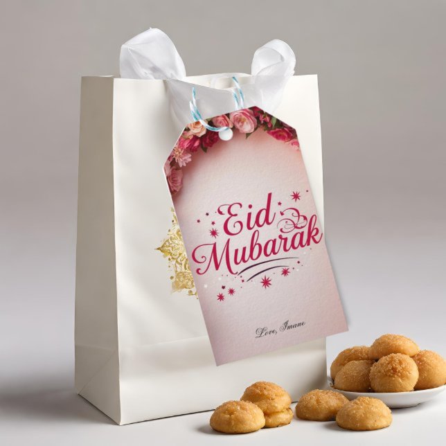 Étiquettes-cadeau Personalized Eid Mubarak  (Créateur téléchargé)