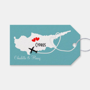 Étiquettes-cadeau Personnalisé mariages à l'étranger Chypre