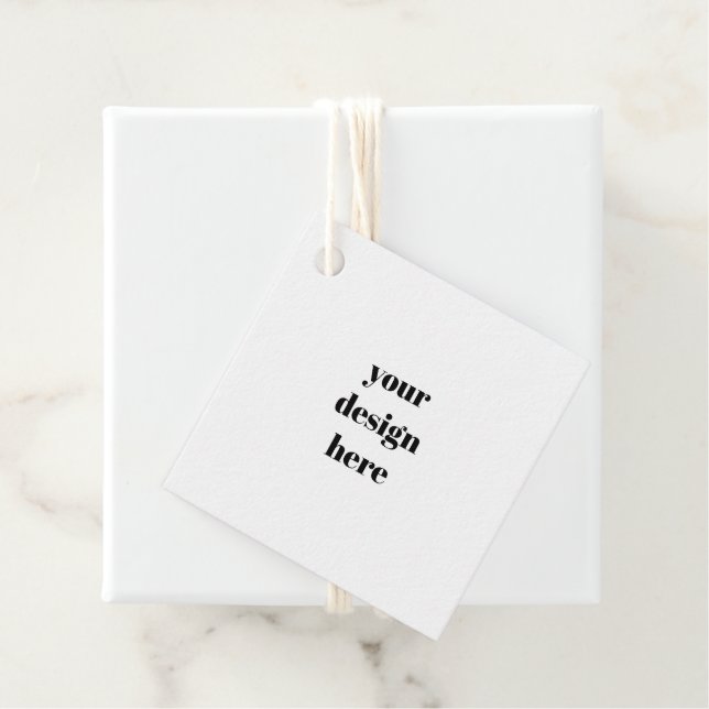 Étiquettes Cadeau Personnaliser ou Customiser (En situation)