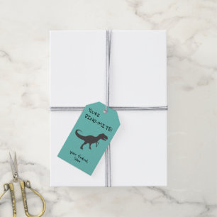 Étiquettes-cadeau Personnaliser Vous êtes Dino-mite Dinosaur étiquet