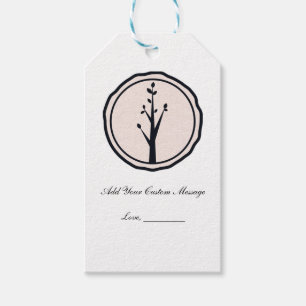 Étiquettes-cadeau Petit Arbre Rustique Nature Mariage Faveur Personn