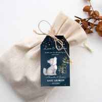 Petit baby shower à thème loup en faveur cadeau
