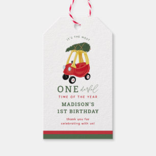 Étiquettes-cadeau Petit cadeau d'anniversaire Onederful de vacances