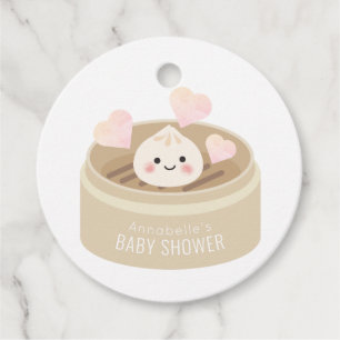 Étiquettes Cadeau Petit Merci de Baby shower en dumping