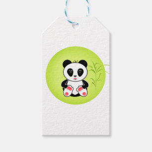 Étiquettes-cadeau Petit Panda