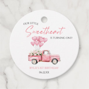 Étiquettes Cadeau Petite Saint-Valentin Anniversaire Fête de Coeur